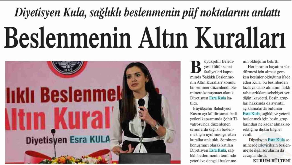 Beslenmenin Altın Kuralları