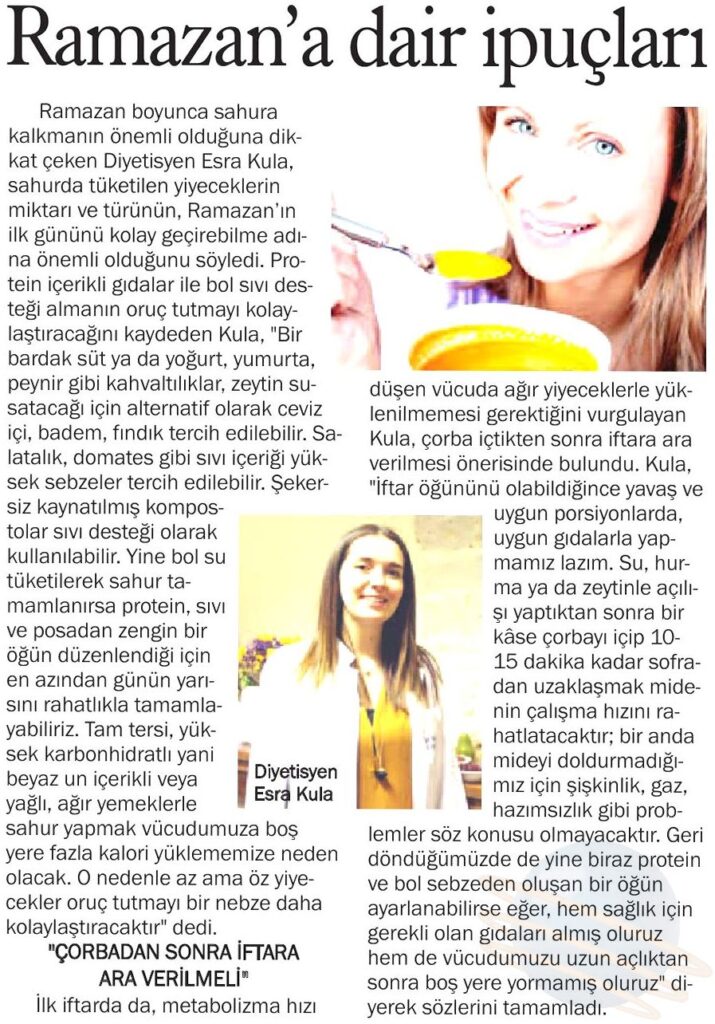 Ramazan' a Dair İpuçları