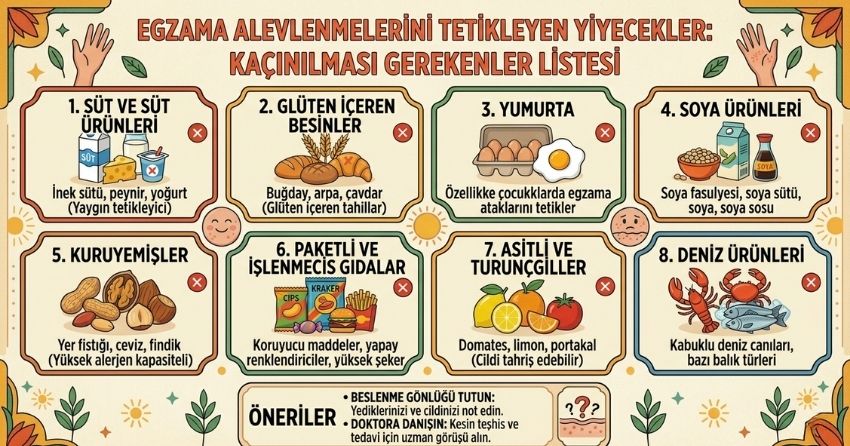 egzamaya yasak yiyecekler
