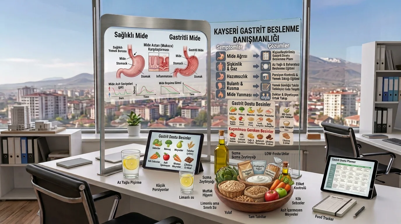 Kayseri Gastrit Beslenme Danışmanlığı