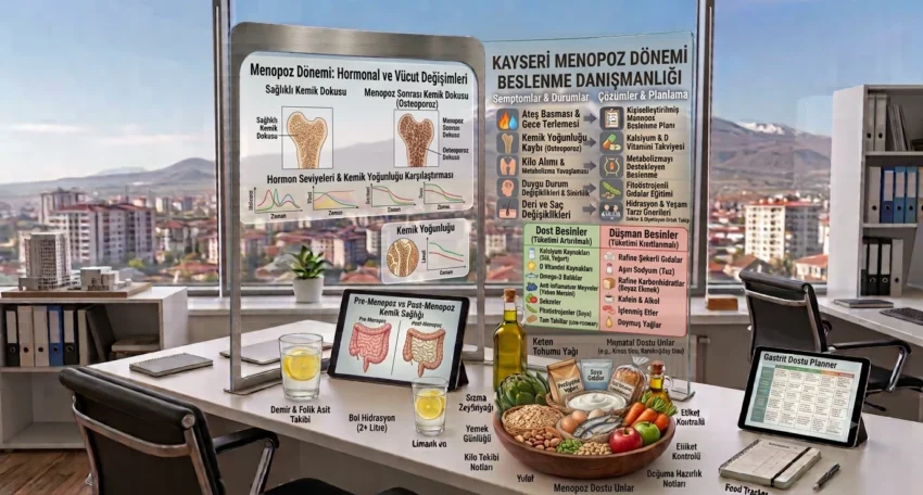 Kayseri Menopoz Dönemi Beslenme Danışmanlığı
