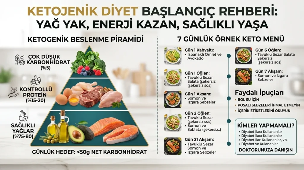 Ketojenik Diyet Nedir, Nasıl Yapılır Ne Yenir