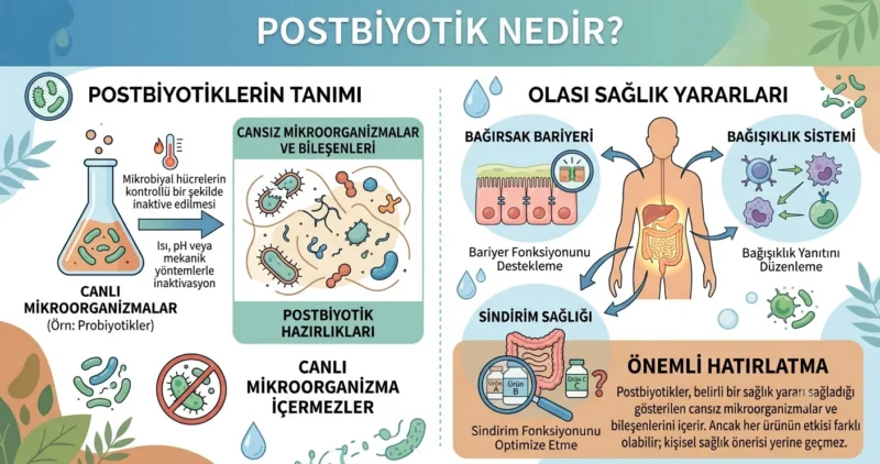 Postbiyotik Nedir Postbiyotik Nedir? Faydaları ve Probiyotikten Farkı