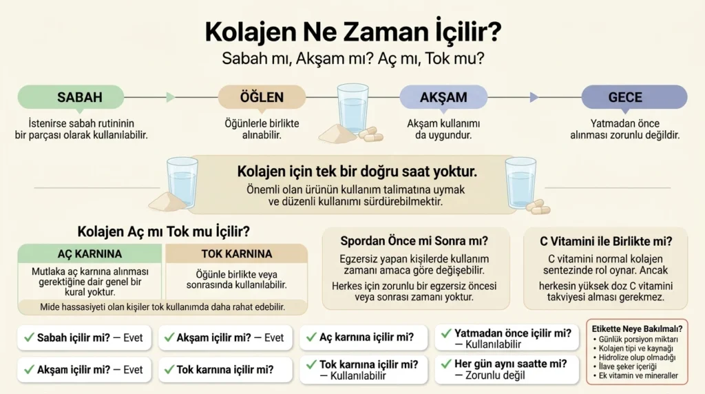 Kolajen Ne Zaman İçilir
