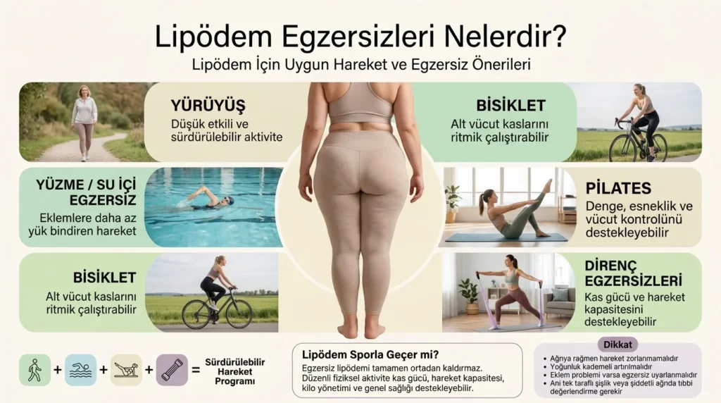 Lipödem Egzersizleri Nelerdir