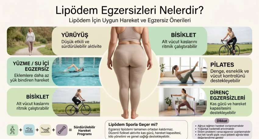 Lipödem Egzersizleri Nelerdir