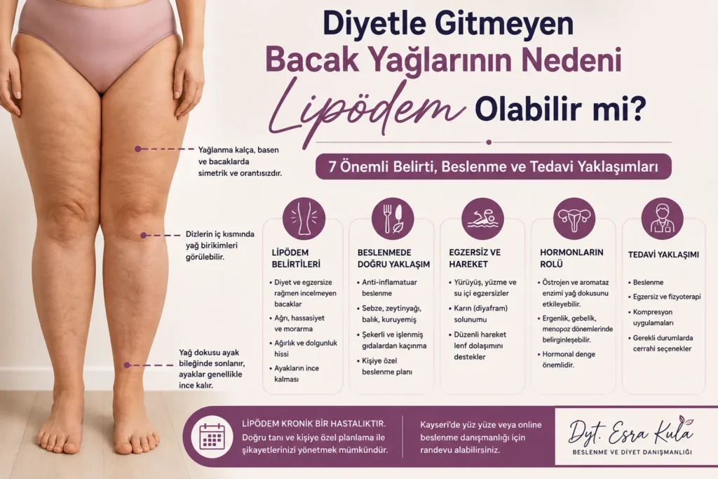 Diyetle Gitmeyen Bacak Yağları Lipödem Olabilir mi?