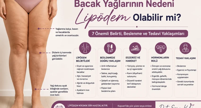 Diyetle Gitmeyen Bacak Yağları Lipödem Olabilir mi?