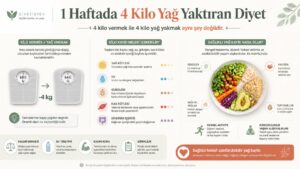 1 Haftada 4 Kilo Yağ Yaktıran Diyet