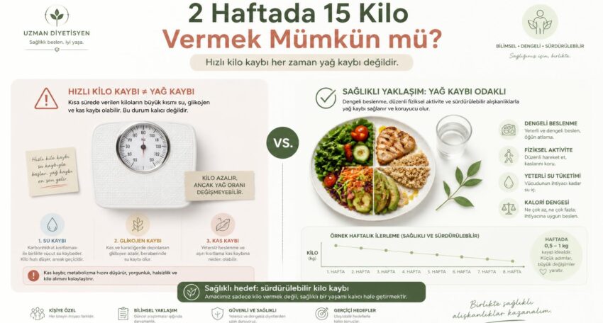 Kilo Vermenin En Kolay Yolu 2 Haftada 15 Kilo