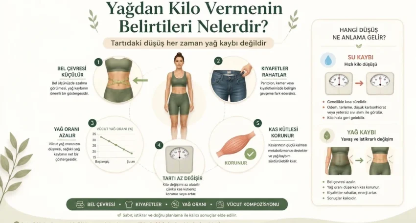 Yağdan Kilo Vermenin Belirtileri